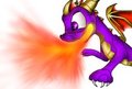 Spyro Breathing Fire