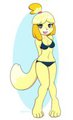 Commission: Anthro Isabelle by Ambris