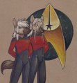 Star Trek Sketchbook by hyenafur