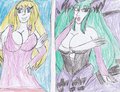 Demona and Morrigan