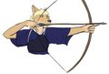 chu practcing archery by jdg07