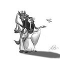 Disneyfied Runihura and Dalila by hyenafur