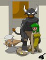 Gorgon and Minotaur