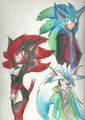 Sonic, Shadow, and Silver Alien form