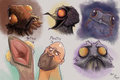 Fuf has discovered the potoo bird.. by Fuf