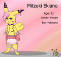 Mitzuki, my Pokesona~ owo by Pikafluff