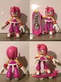 Sonic Free Riders Amy Rose custom figure