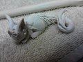 Sleepy Dragon sculpture - custom paint job! For sale!
