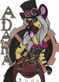 Adara Steampunk Badge