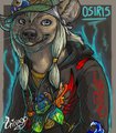 Old Art Repost: Osiris badge by hyenafur