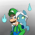 [Commission] Luigi and ghost pony