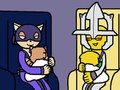 Mommy Nightshade and Luminous nursing their baby boys by ChelseaCatGirl