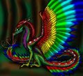 Alynna - Rainbow Dragon - 2 by Alynna