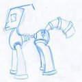 Invader Zim Irken Tallestr Pony (Sketch)
