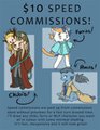 Speed Commission Sheet - Open until September 15th, 2015