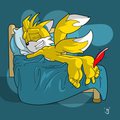 Sleep Tickles for Tails by alonelywolf