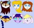 The Husky Six's icons by SnowyJeleciaHusky