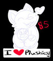 YCH QUICK BUY : I <3 PLUSHIES!