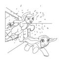 Fel Equestria - AJ & AB Reunion Illustration