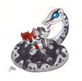 Simon and Zen Coiled (by JeanLee)