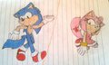 Sonic and Amy in Wolf Version by SonicXAshXAmy