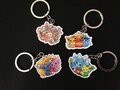  Pokemon Eevee's Family Products- Keyrings