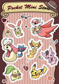 Pokemon stickers [1/2] by blackeevee