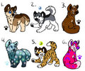 FERAL ADOPTS : sheet 5