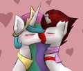 Crimson Kissing Celestia