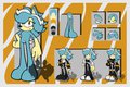 Lynn the Hedgehog Ref Sheet by AoiFoxtrot