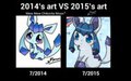 2014's art VS 2015's art
