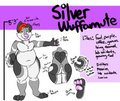 SilverWuffamute Ref Sheet 2015 by silverwuffamute