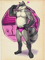 Man-pinup - Wes in Pink by MikaLapine