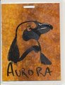 Aurora Cave painting Badge by Touch My Badger (AC2010)