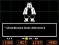 Shinodakuma in Undertale