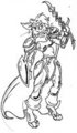 [Old Art] More Sir Kain sketches by SpiderFoxtail