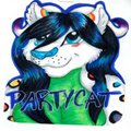 partycat badge by  reepir