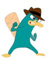 Agent P in fighting stance