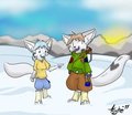 Lumi and Shaun by KyteFoxBunny