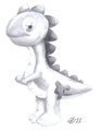 Dinosaur from "Morde e Assopra"