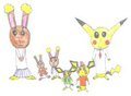 The Pikachu & Buneary Family