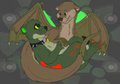 Otter Dragon Cuddles