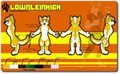 My Fursuit and Lownleinhigh Character Reference