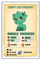 board game project character card - Kobold princess