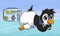 Poofier padded penguin