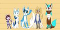 Character heights by Floofy