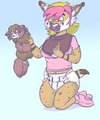 Baby Star's New Plushie ( diaper ) by Friar