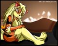 Anthro Arcanine (Cel and Soft Shaded) by Magnamorous