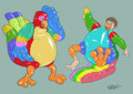 Inflatable Birds