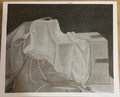 College Drawing Class - Black and White Cloths